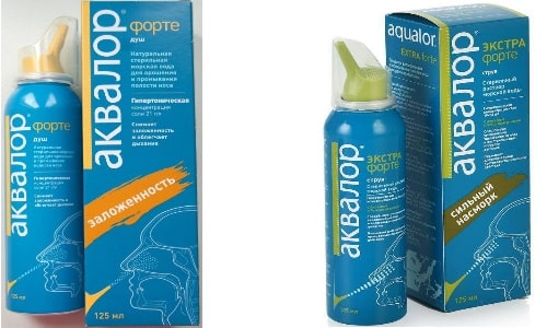 В составе медикаментов Аквалор форте или экстра форте содержится такой компонент, как морская вода